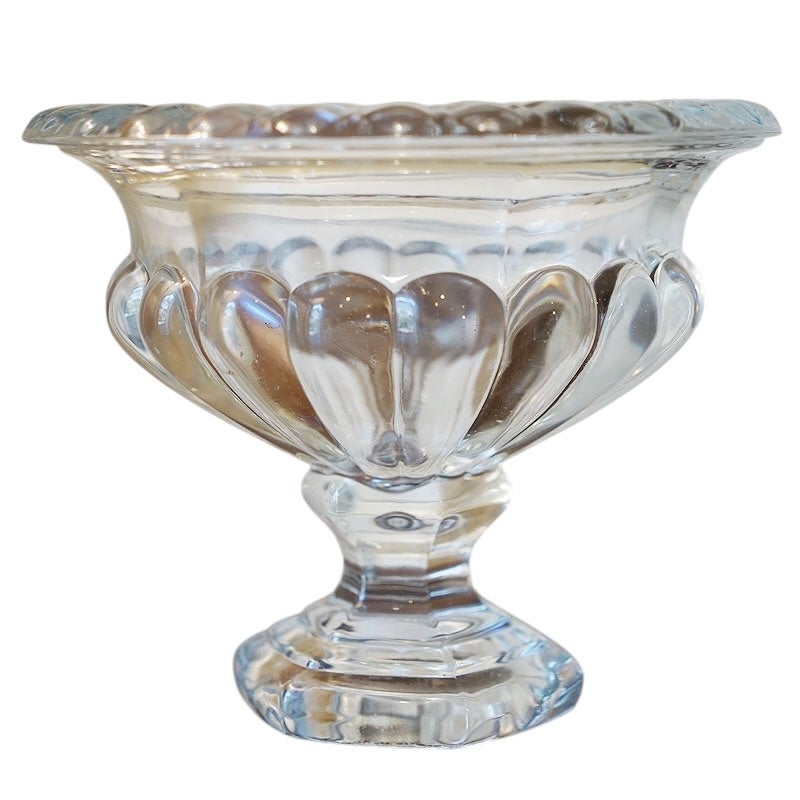 鉢カバー ガラス クリア プランターカバー アンティーク風 ハンドメイド フラワーベース ガーデニング ガラス プランター ガラス 花瓶