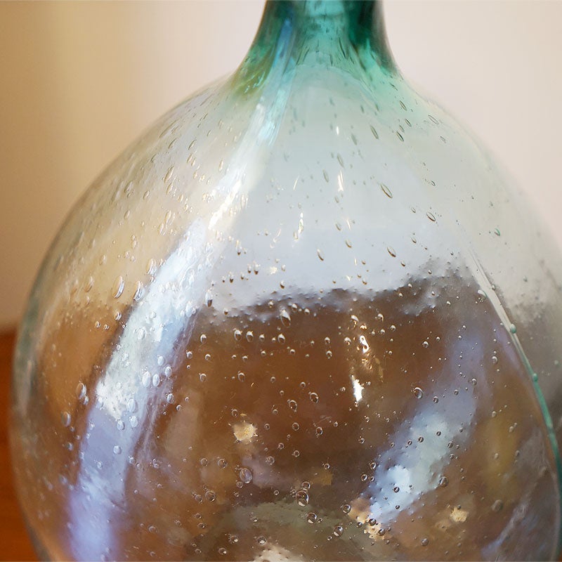 フラワーベース 花瓶 ガラス Vase ハンドメイド 花瓶 フラワーベース ガラス 花瓶 おしゃれ 民芸調 インテリア 雑貨