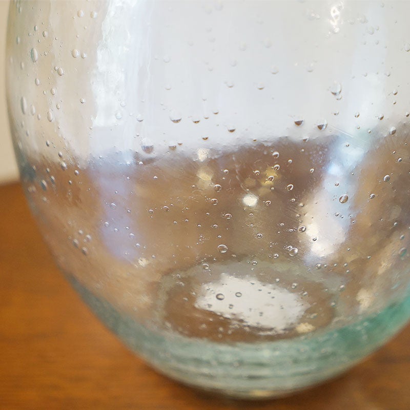 フラワーベース 花瓶 ガラス Vase ハンドメイド 花瓶 フラワーベース ガラス 花瓶 おしゃれ 民芸調 インテリア 雑貨