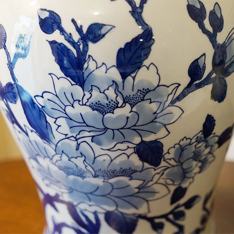 フラワーベース 花瓶 陶器 Vase 大壺 装飾壺 オブジェ 置物 花瓶 おしゃれ 民芸調 インテリア 雑貨