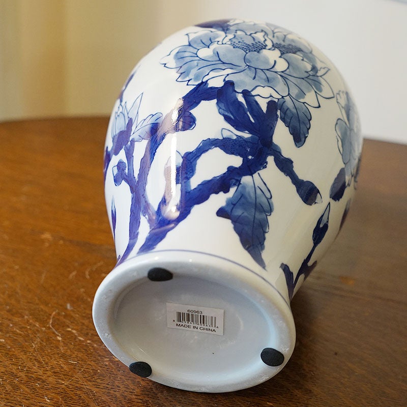 フラワーベース 花瓶 陶器 Vase オブジェ 置物 花瓶 おしゃれ 民芸調 インテリア 雑貨