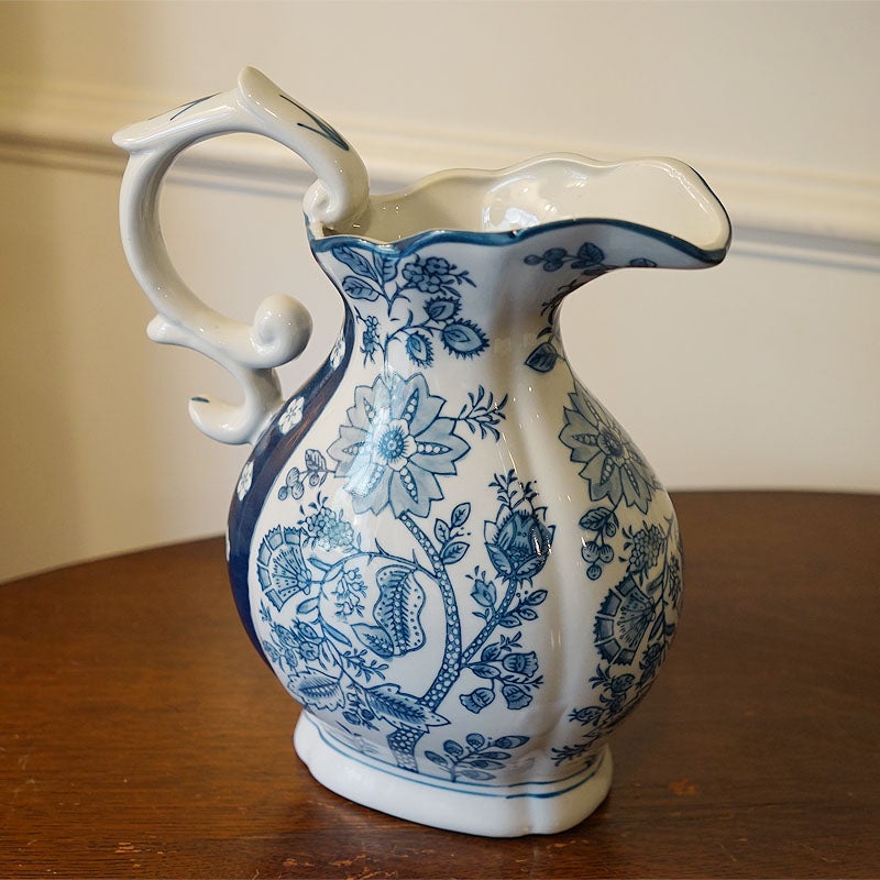 水差し フラワーベース 花瓶 陶器 Vase オブジェ 置物 花瓶 おしゃれ 民芸調 インテリア 雑貨