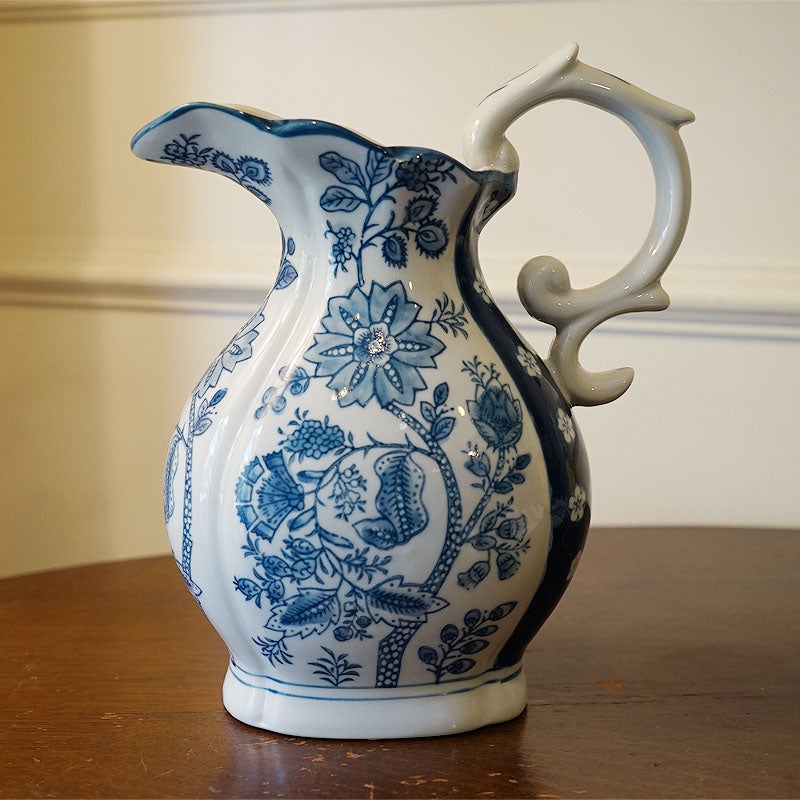 水差し フラワーベース 花瓶 陶器 Vase オブジェ 置物 花瓶 おしゃれ 民芸調 インテリア 雑貨 アンティーク雑貨