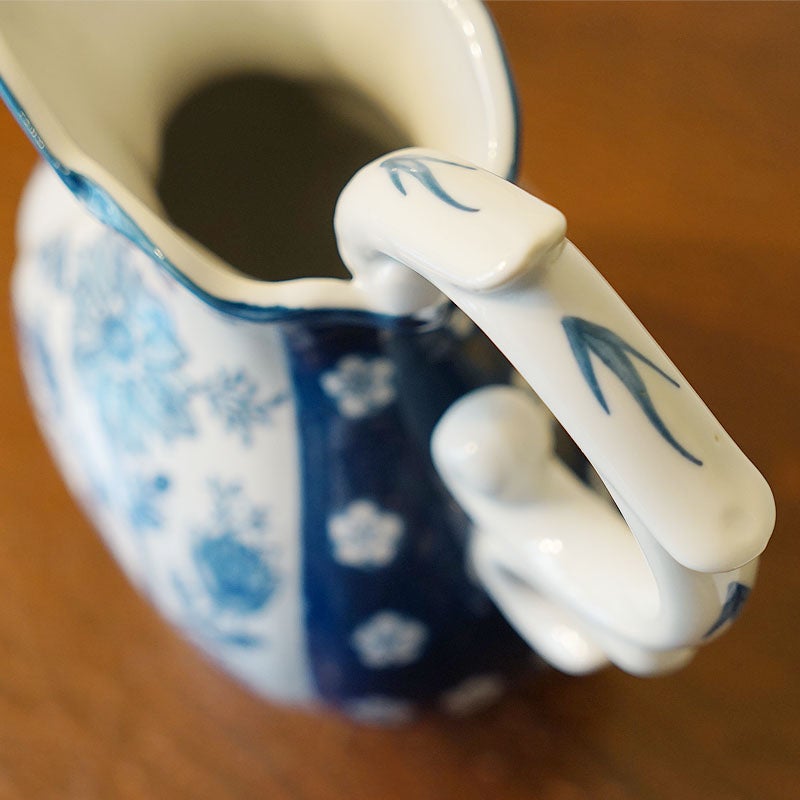 水差し フラワーベース 花瓶 陶器 Vase オブジェ 置物 花瓶 おしゃれ 民芸調 インテリア 雑貨