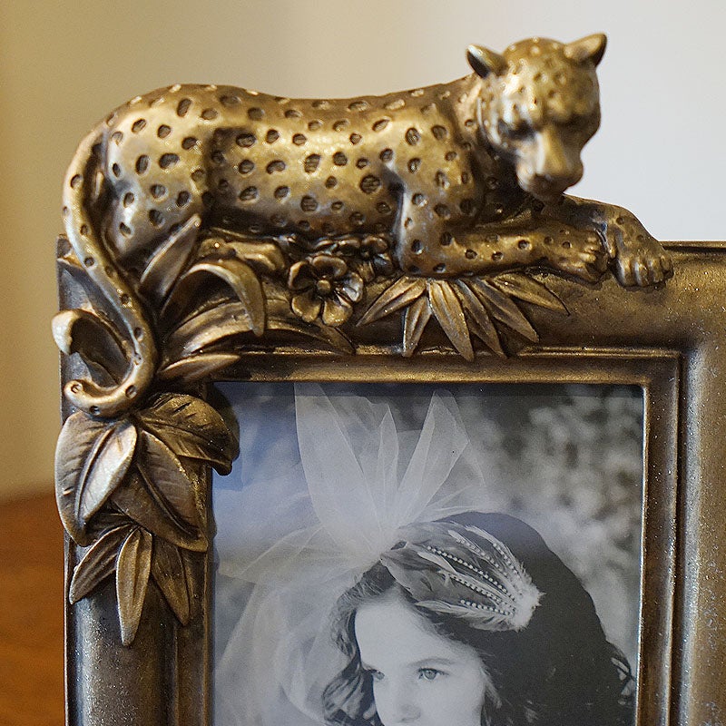フォトフレーム L判 レオパード ゴールド 写真立て おしゃれ 雑貨 PhotoFrame インテリア雑貨