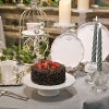 Crown クラウン ラウンドプレート S ホワイト プレート皿 陶器製 皿 プレート 食洗機可・電子レンジ可・オーブン不可 おしゃれ