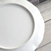 Crown クラウン ラウンドプレート M ホワイト プレート皿 陶器製 皿 プレート 食洗機可・電子レンジ可・オーブン不可 おしゃれ