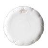 Crown クラウン ラウンドプレート L ホワイト プレート皿 陶器製 皿 プレート 食洗機可・電子レンジ可・オーブン不可 おしゃれ
