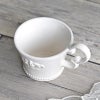 Crown クラウン ティーカップ ホワイト プレート皿 陶器製 皿 プレート 食洗機可・電子レンジ可・オーブン不可 おしゃれ