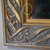   鏡 壁掛けおしゃれ アンティークスタイル ミラー 壁掛け鏡 アンティークゴールド 木彫風 壁掛け ミラー