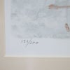 ベルナール・シャロワ 画 「 ティータイム 」 リトグラフ 限定 200枚 大判 額 中古品 ビンテージ 絵画