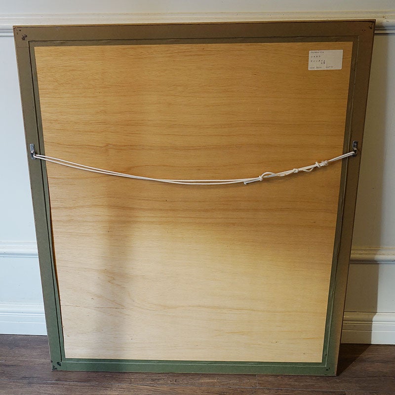 ベルナール・シャロワ 画 「 ティータイム 」 リトグラフ 限定 200枚 大判 額 中古品 ビンテージ 絵画