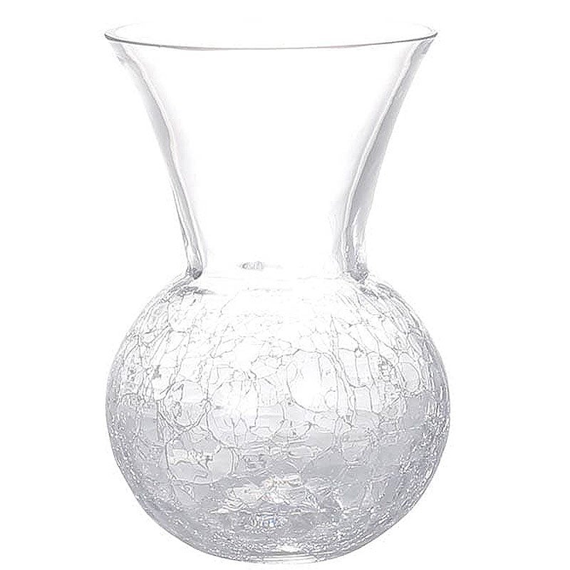 DULTON ダルトン 花瓶 ガラス グラス ベース グリエタ Sサイズ GLASS VASE GRIETA H180 おしゃれ ガラス花瓶 ヒビ割れ加工