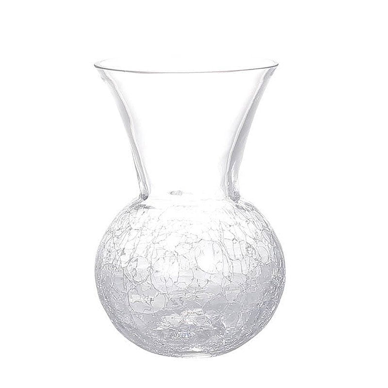 DULTON ダルトン 花瓶 ガラス グラス ベース グリエタ Sサイズ GLASS VASE GRIETA H180 おしゃれ ガラス花瓶 ヒビ割れ加工 ミニ 花瓶 ガラス