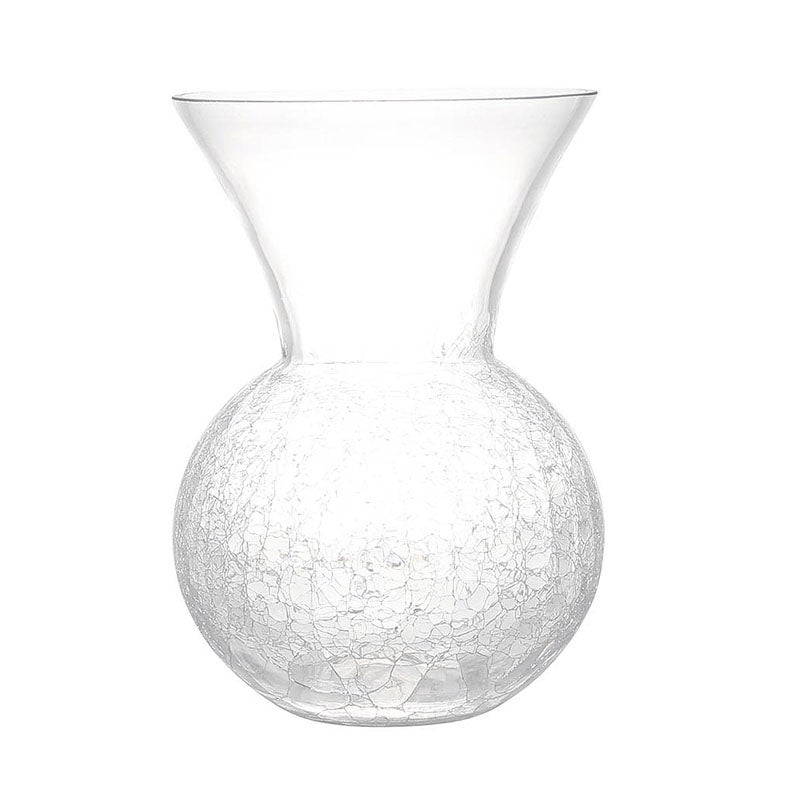 DULTON ダルトン 花瓶 ガラス グラス ベース グリエタ Lサイズ GLASS VASE GRIETA H285 おしゃれ ガラス花瓶 ヒビ割れ加工