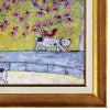 インテリア 絵画 アノラ・スペンス 英国作家 「 川べりをてくてく 」 39.5cm Gel加工 Annora Spence  アノラスペンス アート フレーム 絵画
