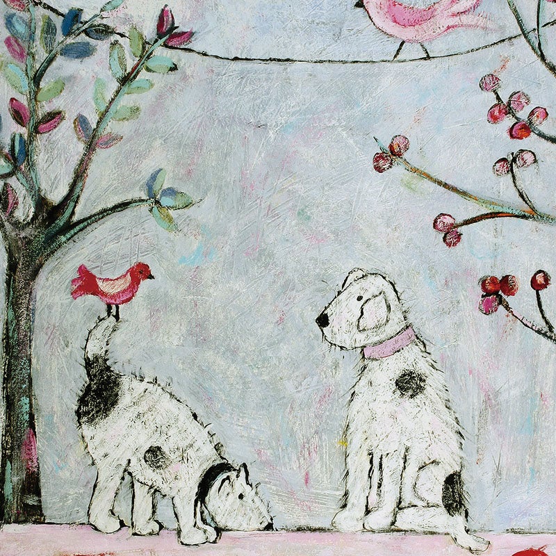インテリア 絵画 アノラ・スペンス 英国作家 「 赤いボールをさがせ！ 」 40.5cm Gel加工 Annora Spence  アノラスペンス