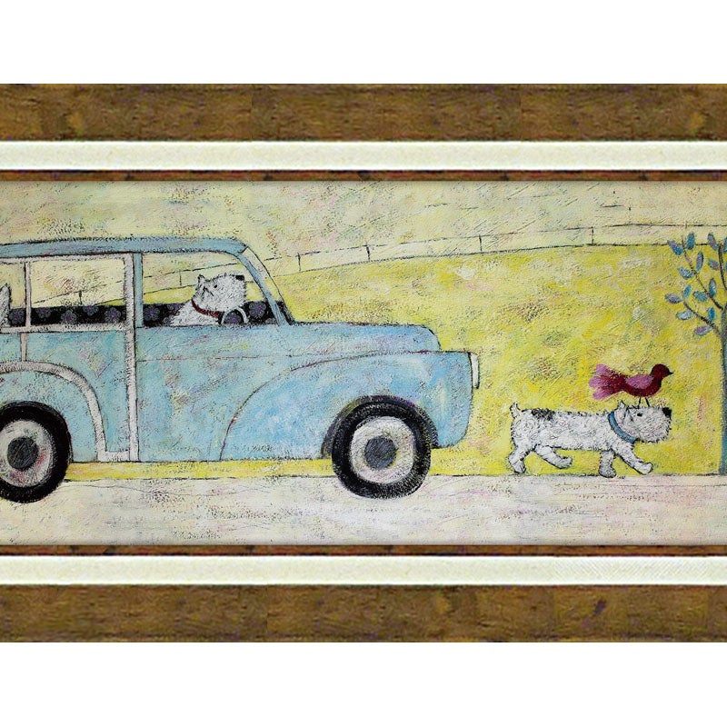 インテリア 絵画 アノラ・スペンス 英国作家 「 公園へつづく小道で 」 61.5cm Gel加工 Annora Spence  アノラスペンス