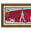 インテリア 絵画 アノラ・スペンス 英国作家 「 カートでゆらゆら 」 61.5cm Gel加工 Annora Spence  アノラスペンス