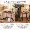 トレイテーブル マリナカッシーリ 幅65cm マホガニー材 サイドテーブル コーヒーテーブル 完成品 木製 木楽館オリジナル家具