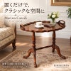 トレイテーブル マリナカッシーリ 幅65cm マホガニー材 サイドテーブル コーヒーテーブル 完成品 木製 木楽館オリジナル家具