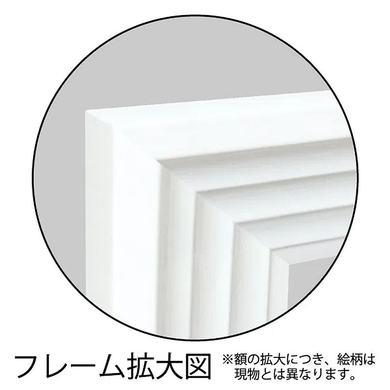 鏡 壁掛け 全身 大型ミラー デコラティブ 正方形 (ホワイト) 姿見 壁掛け ミラー 鏡 面取り