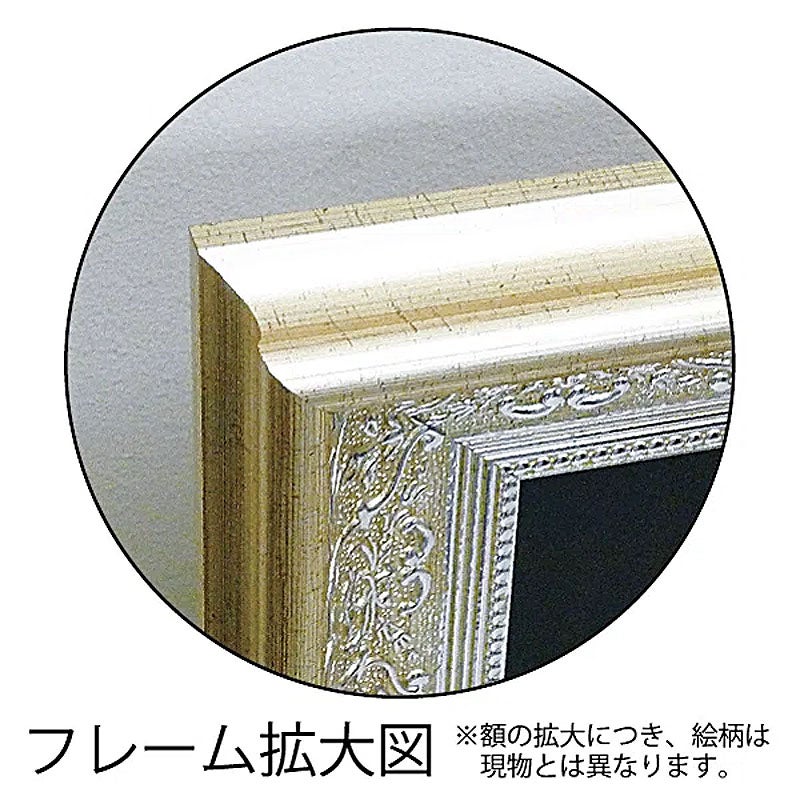 鏡 壁掛け 全身 大型ミラー デコラティブ ロング (シャンパンシルバー) 姿見 壁掛け ミラー 鏡 面取り 姿見ミラー