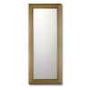鏡 壁掛け 全身 大型ミラー デコラティブ ロング (ゴールド) 姿見 壁掛け ミラー 鏡 面取り 姿見ミラー