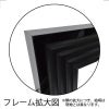 鏡 壁掛け 全身 大型ミラー デコラティブ ロング (ブラック) 姿見 壁掛け ミラー 鏡 面取り 姿見ミラー