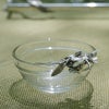 テーブルウェア AJ ピューター製 ディップボウル フラワー＆ドラゴンフライ Dip Bowl Flower & Dragonfly ガラス＆ピューター 錫 スズ