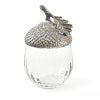 テーブルウェア AJ ピューター製 ボックス グラス エコン Box Glass Acorn ガラス＆ピューター 錫 スズ
